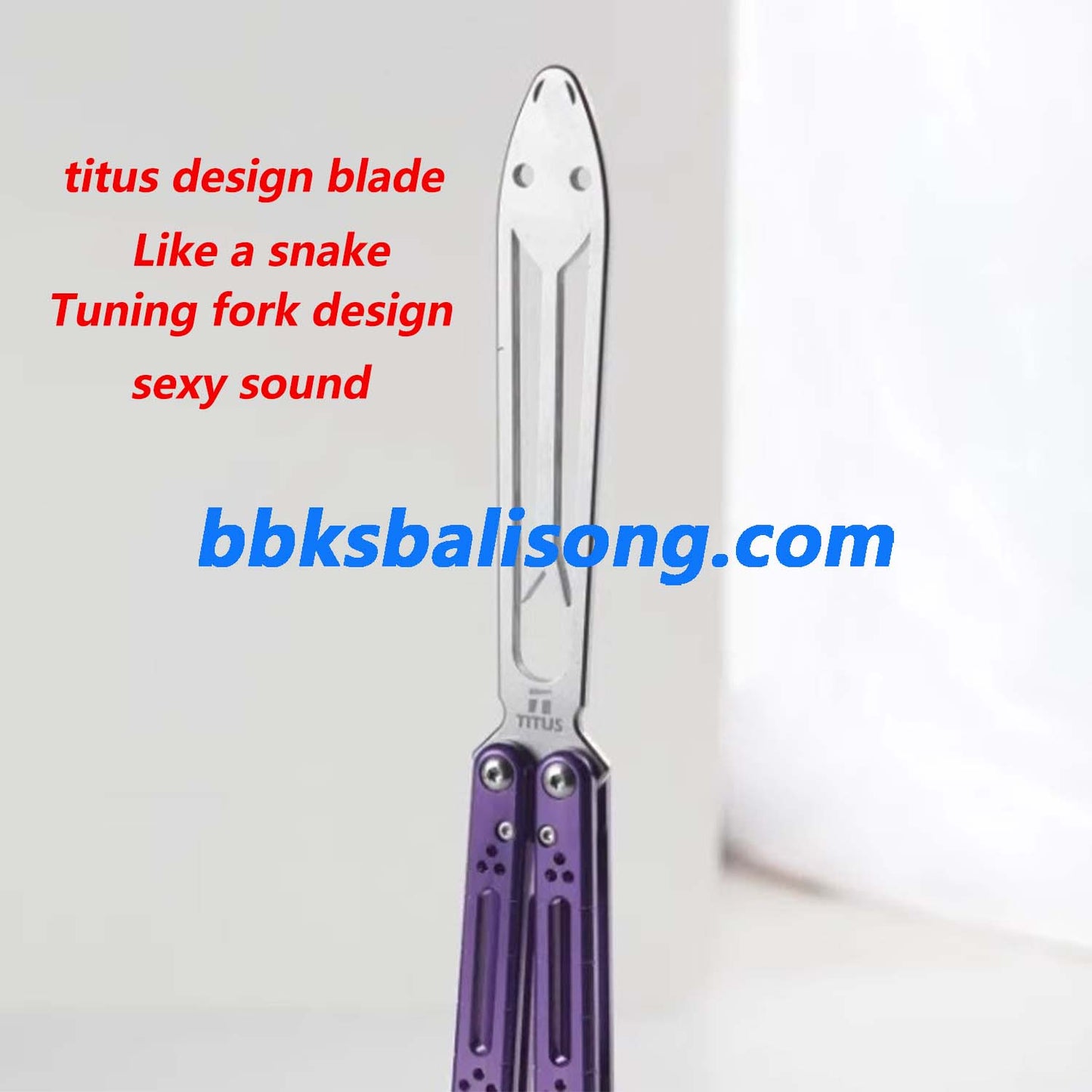 Titus HOM Basilisk Balisong Clone 7075 Aluminum