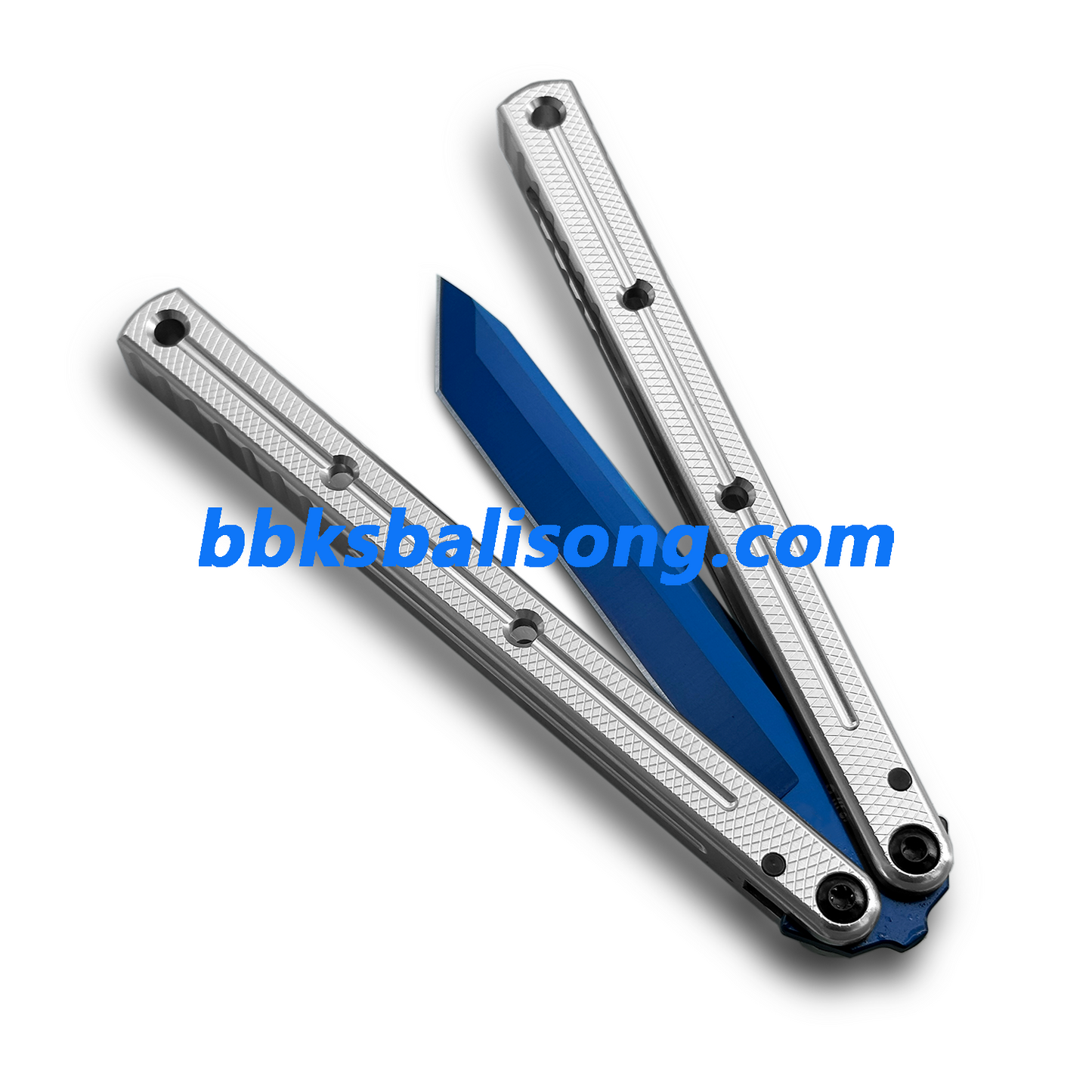Titus Kraken V3 Balisong Clone 7075 Aluminum False Edge Blade