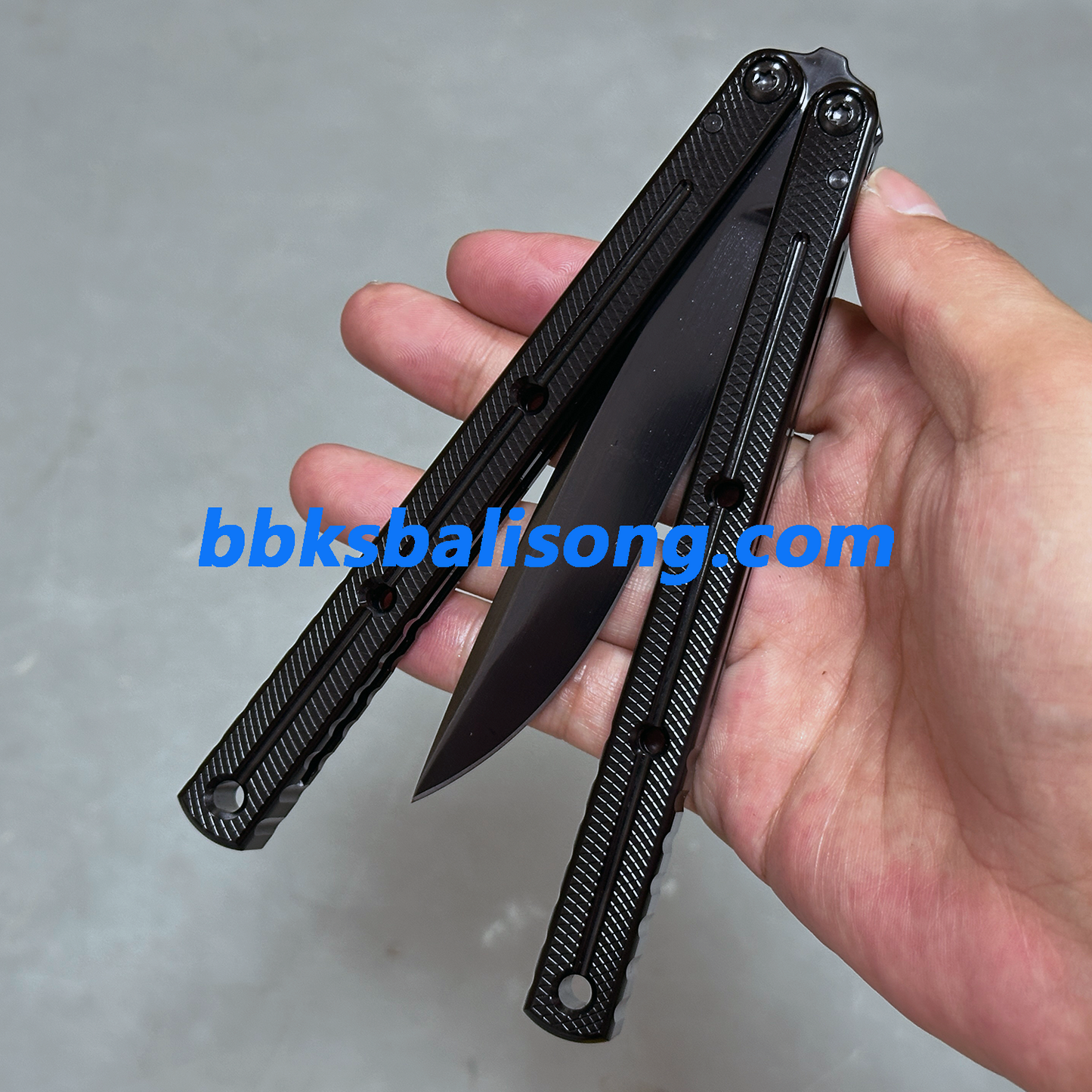 Titus Kraken V3 Balisong Clone Mirror DLC Blade 7075 Aluminum Handle