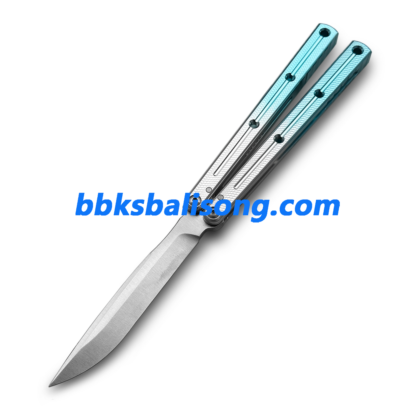 Titus Flow Channel Kraken V3 Balisong Clone 7075 Alunium Glossy Handle