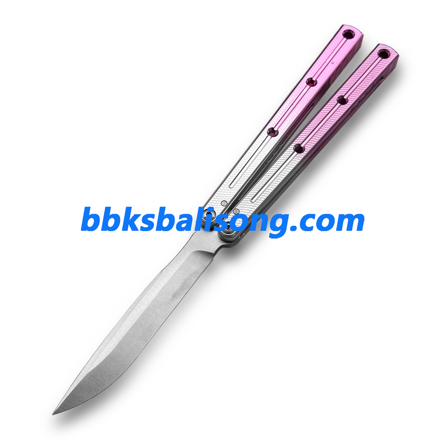 Titus Flow Channel Kraken V3 Balisong Clone 7075 Alunium Glossy Handle