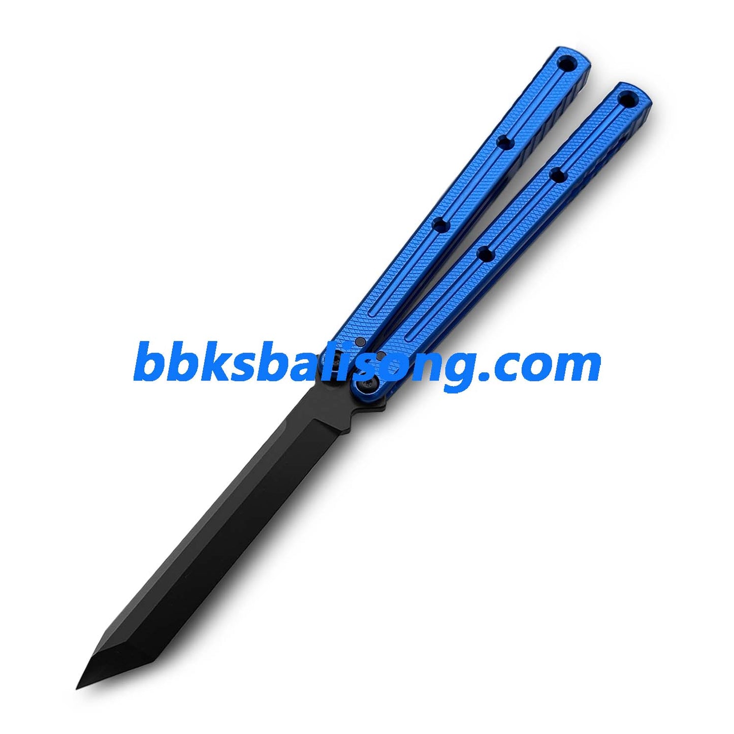 Titus Kraken V3 Balisong Clone 7075 Aluminum False Edge Blade