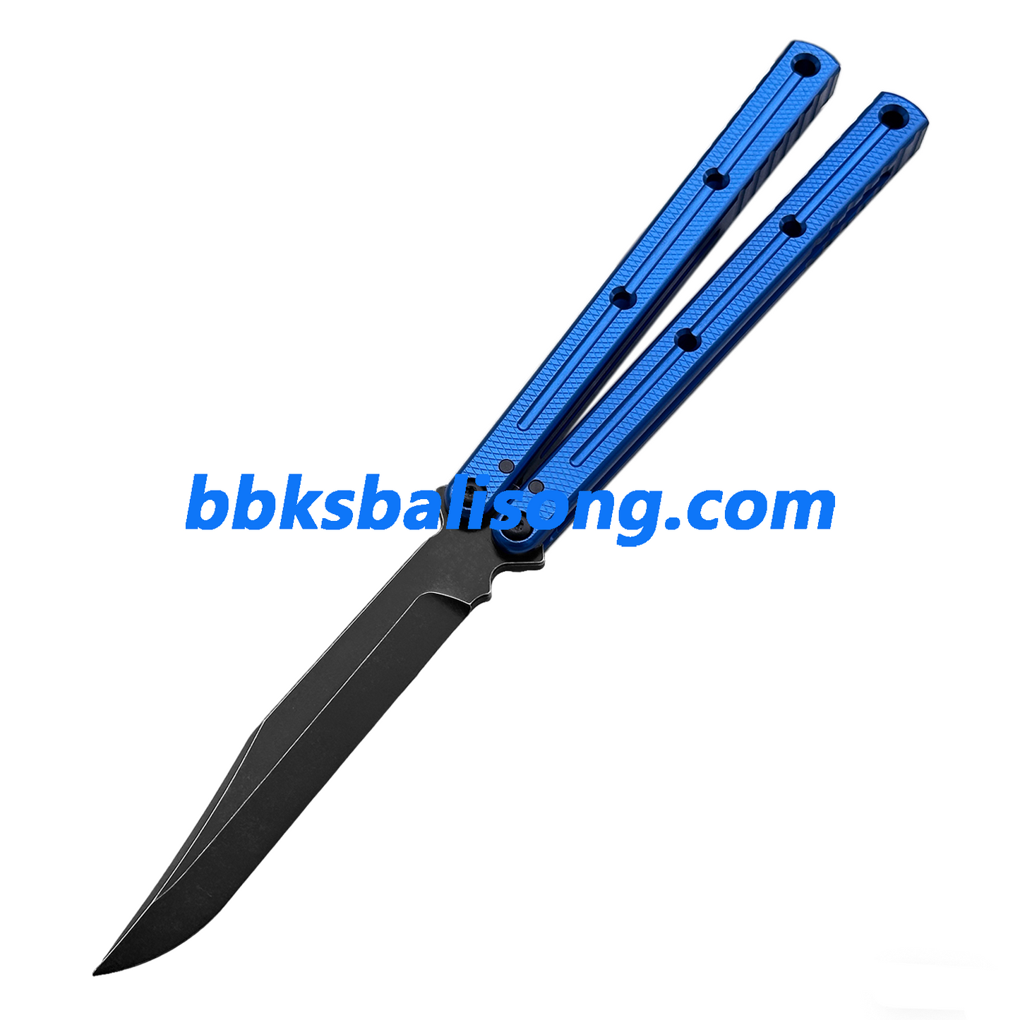 Titus Kraken V3 Balisong Clone 7075 Aluminum False Edge Blade