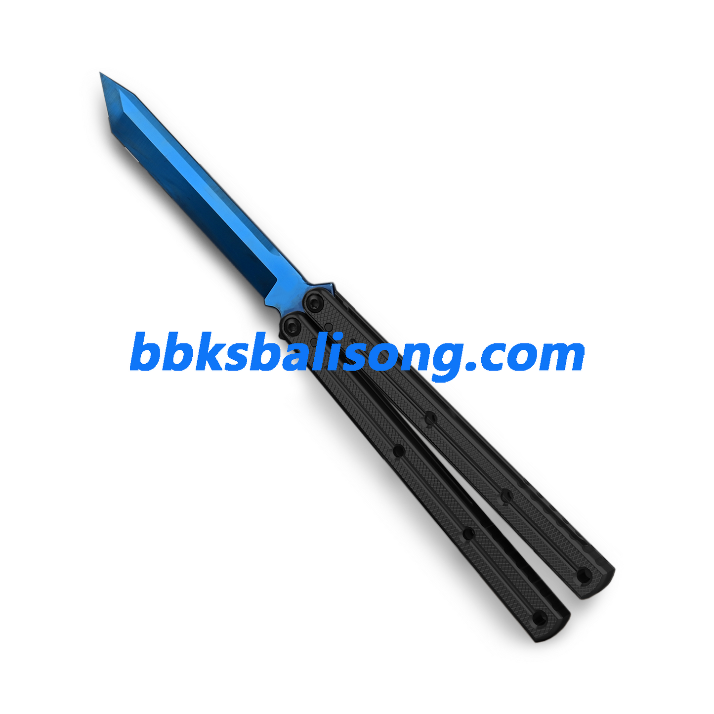 Titus Kraken V3 Balisong Clone 7075 Aluminum False Edge Blade