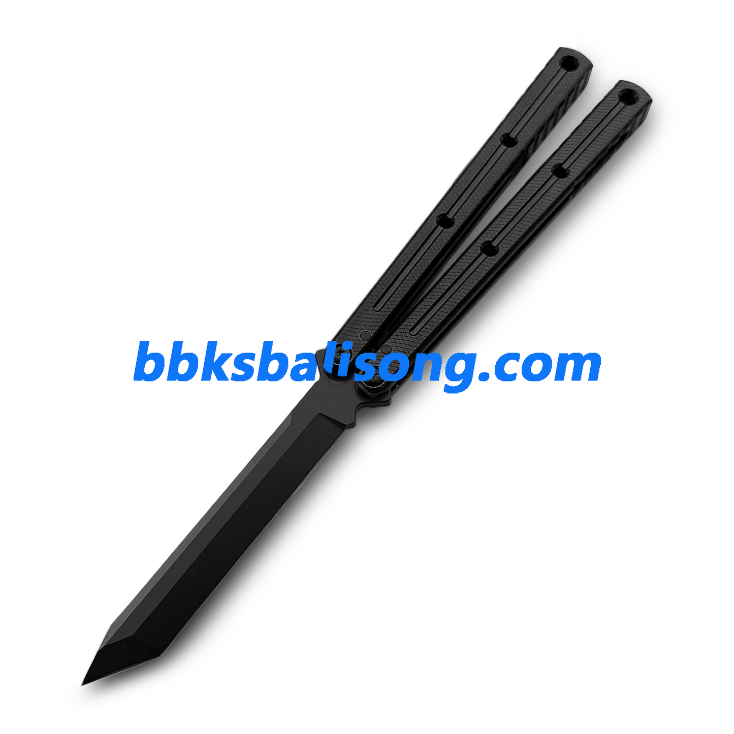 Titus Kraken V3 Balisong Clone 7075 Aluminum False Edge Blade