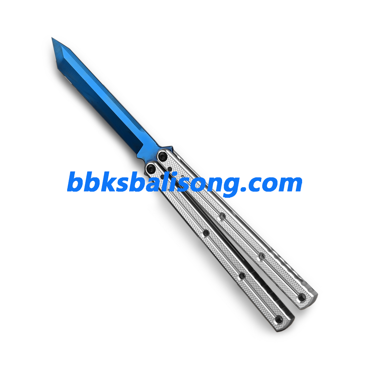 Titus Kraken V3 Balisong Clone 7075 Aluminum False Edge Blade