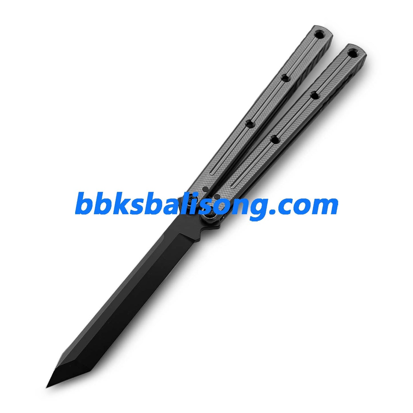 Titus Kraken V3 Balisong Clone 7075 Aluminum False Edge Blade