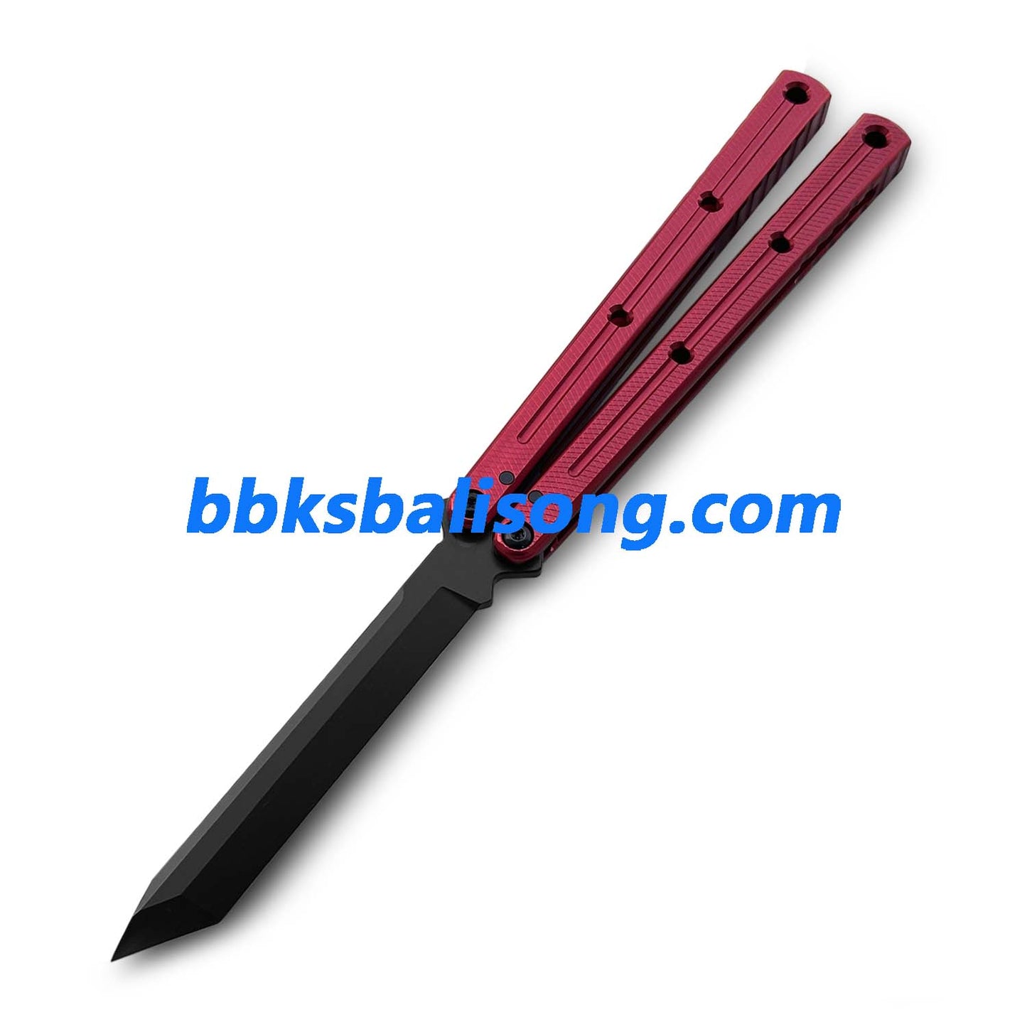 Titus Kraken V3 Balisong Clone 7075 Aluminum False Edge Blade