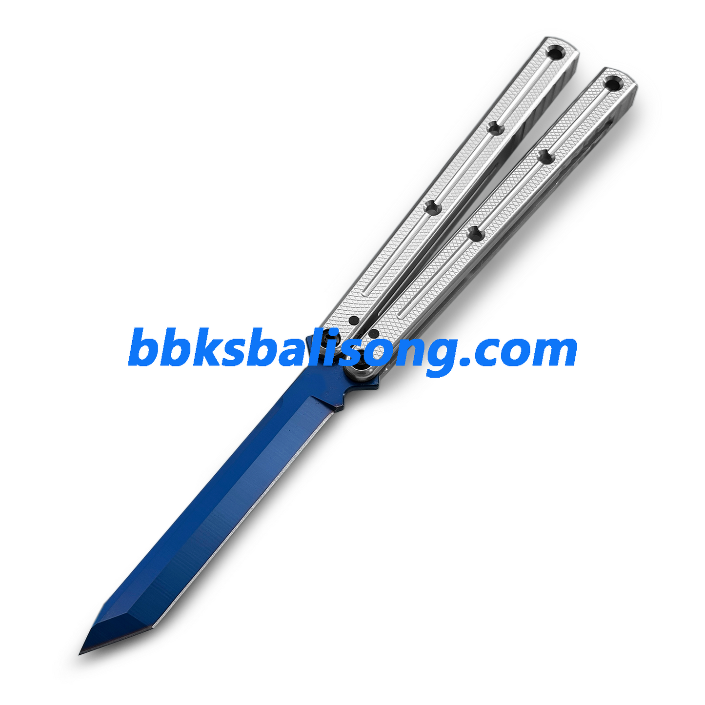 Titus Kraken V3 Balisong Clone 7075 Aluminum False Edge Blade