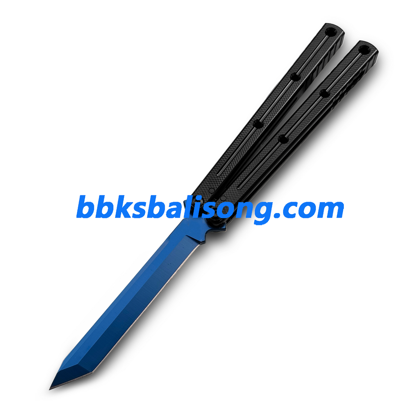 Titus Kraken V3 Balisong Clone 7075 Aluminum False Edge Blade