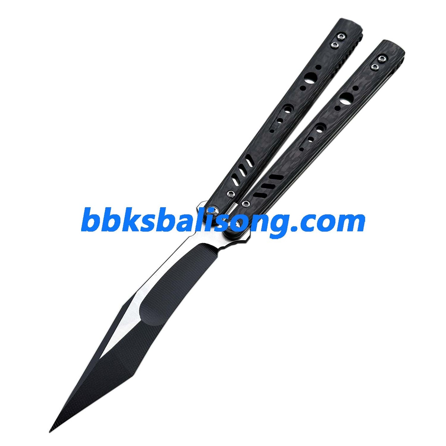 Titus Replicant (REP) V3 Balisong Clone Carbon Fiber Scales Titanium Liner