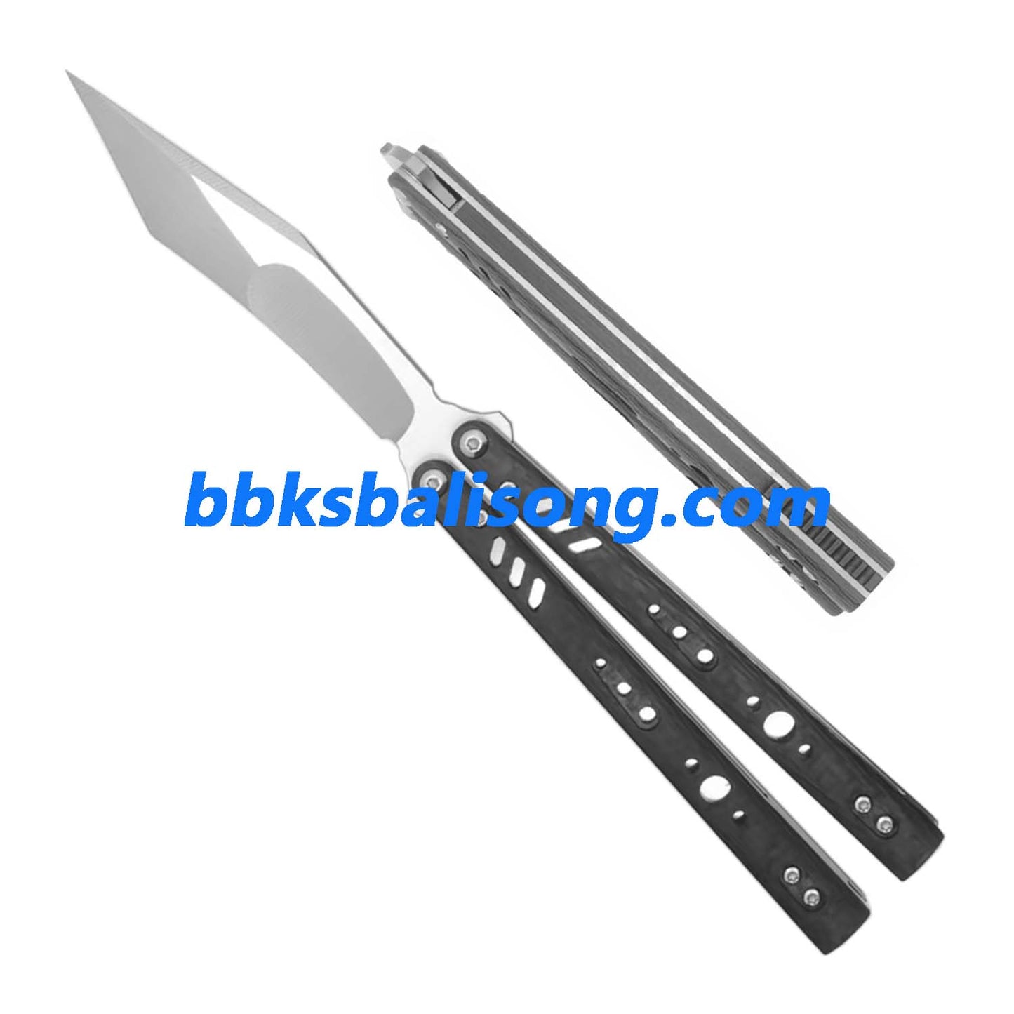 Titus Replicant (REP) V3 Balisong Clone Carbon Fiber Scales Titanium Liner