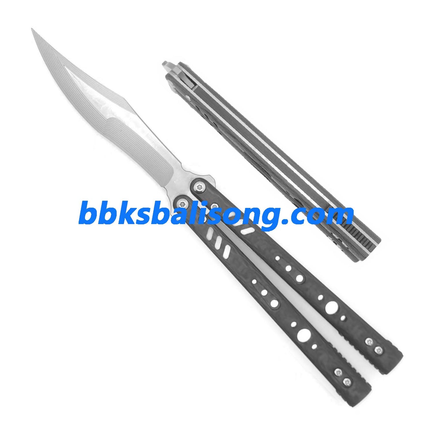 Titus Replicant (REP) V3 Balisong Clone Carbon Fiber Scales Titanium Liner