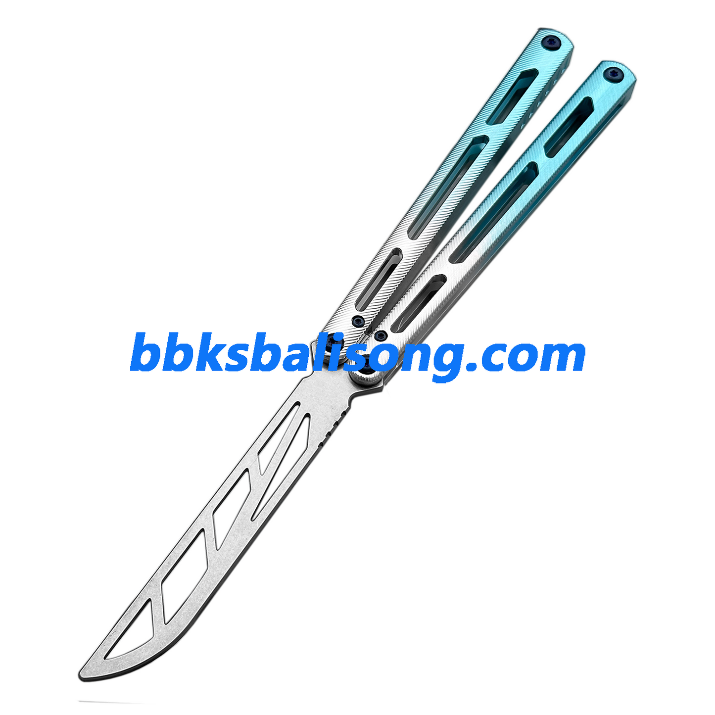 Titus Tsunami V3 Clone Balisong Trainer 7075 Aluminum Handle Bushing System