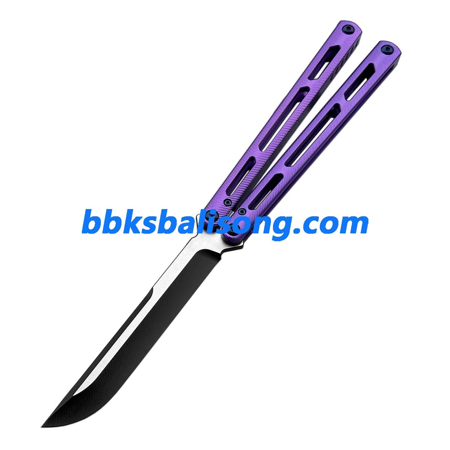 Titus Tsunami V3 Clone Balisong Trainer 7075 Aluminum Handle Bushing System