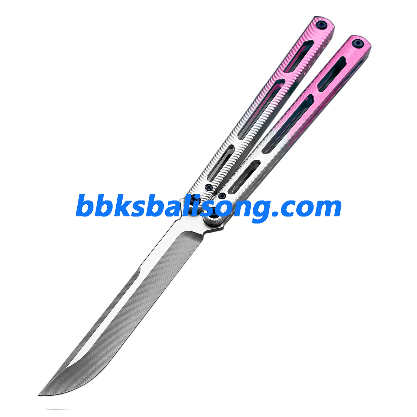 Titus Tsunami V3 Clone Balisong Trainer 7075 Aluminum Handle Bushing System