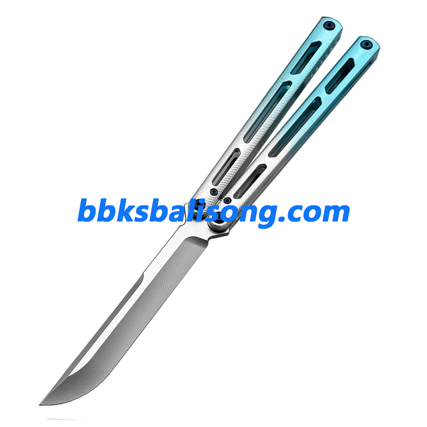 Titus Tsunami V3 Clone Balisong Trainer 7075 Aluminum Handle Bushing System