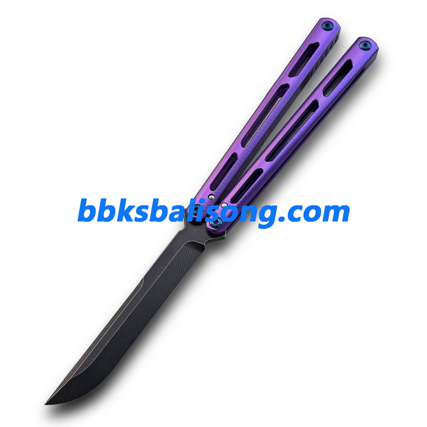 Titus Tsunami V4 Clone Balisong Trainer 7075 Aluminum Handle Bushing System