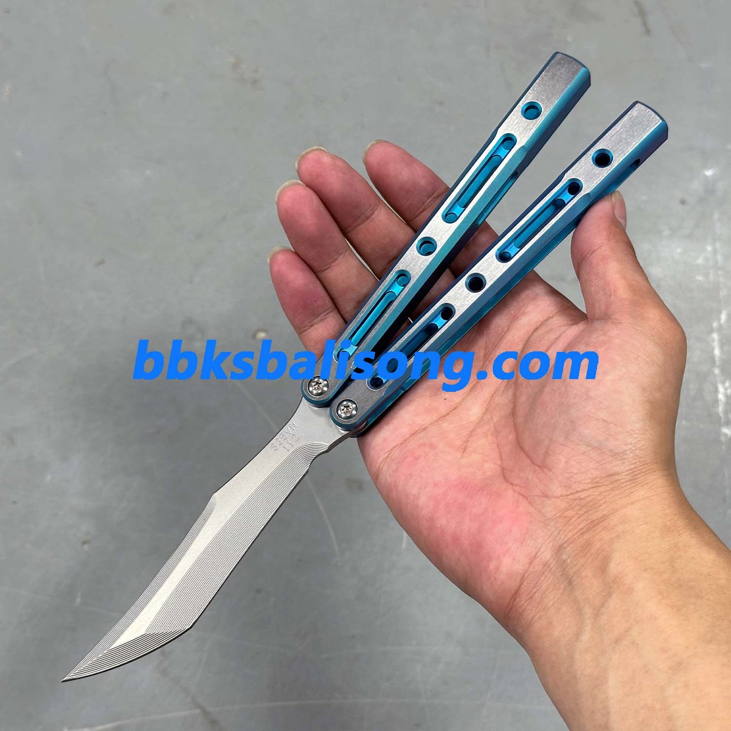 ZunMade New Monarch V1 Balisong Clone Titanium Handle Bushings System