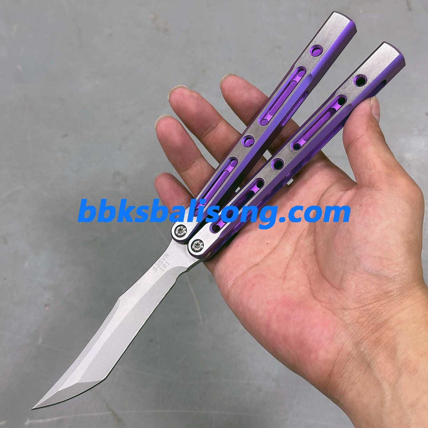 ZunMade New Monarch V1 Balisong Clone Titanium Handle Bushings System