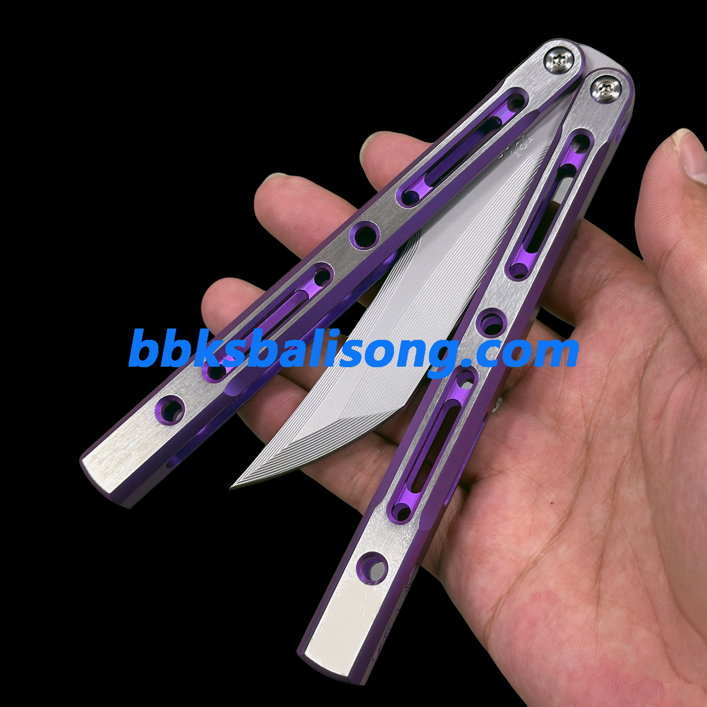 ZunMade New Monarch V1 Balisong Clone Titanium Handle Bushings System