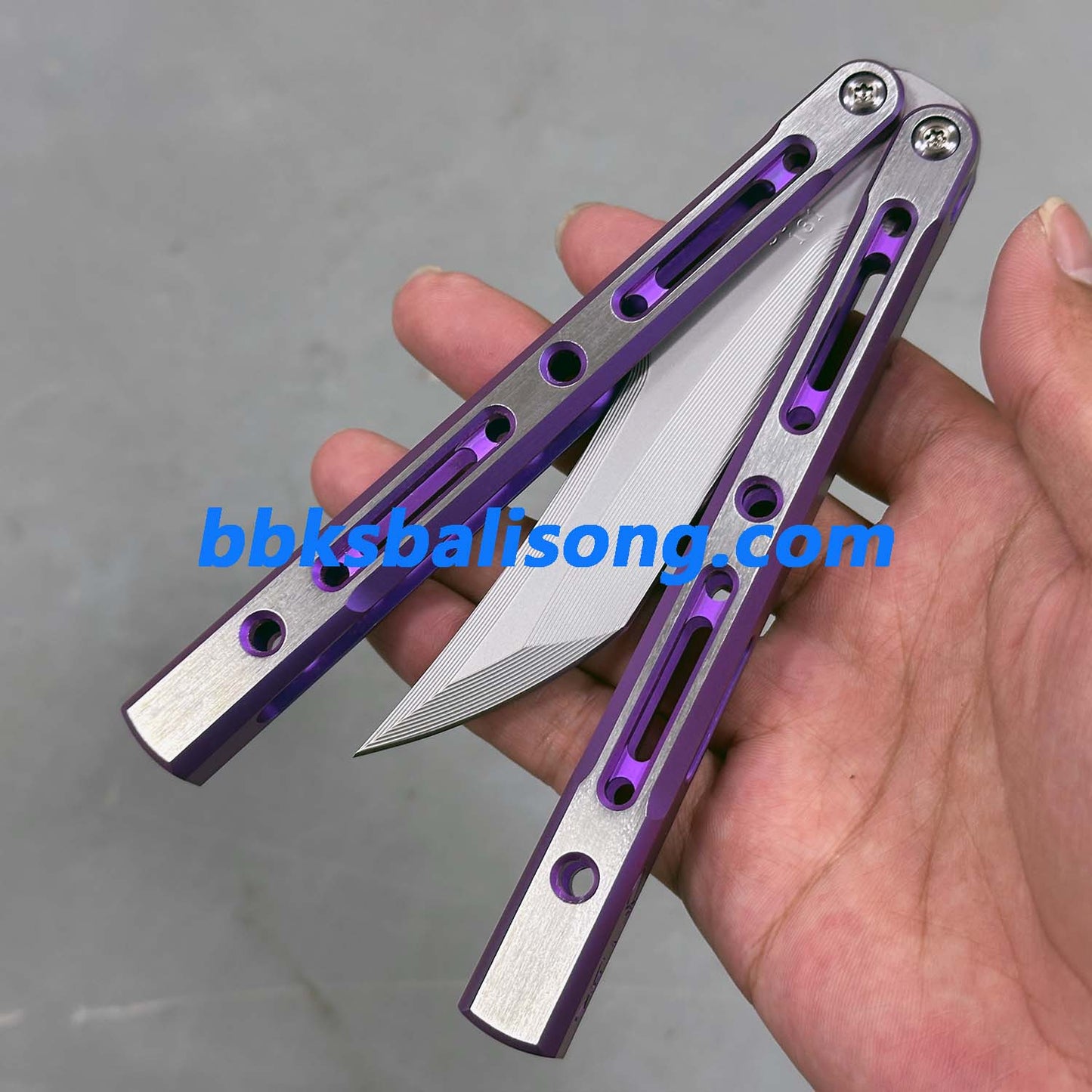 ZunMade New Monarch V1 Balisong Clone Titanium Handle Bushings System