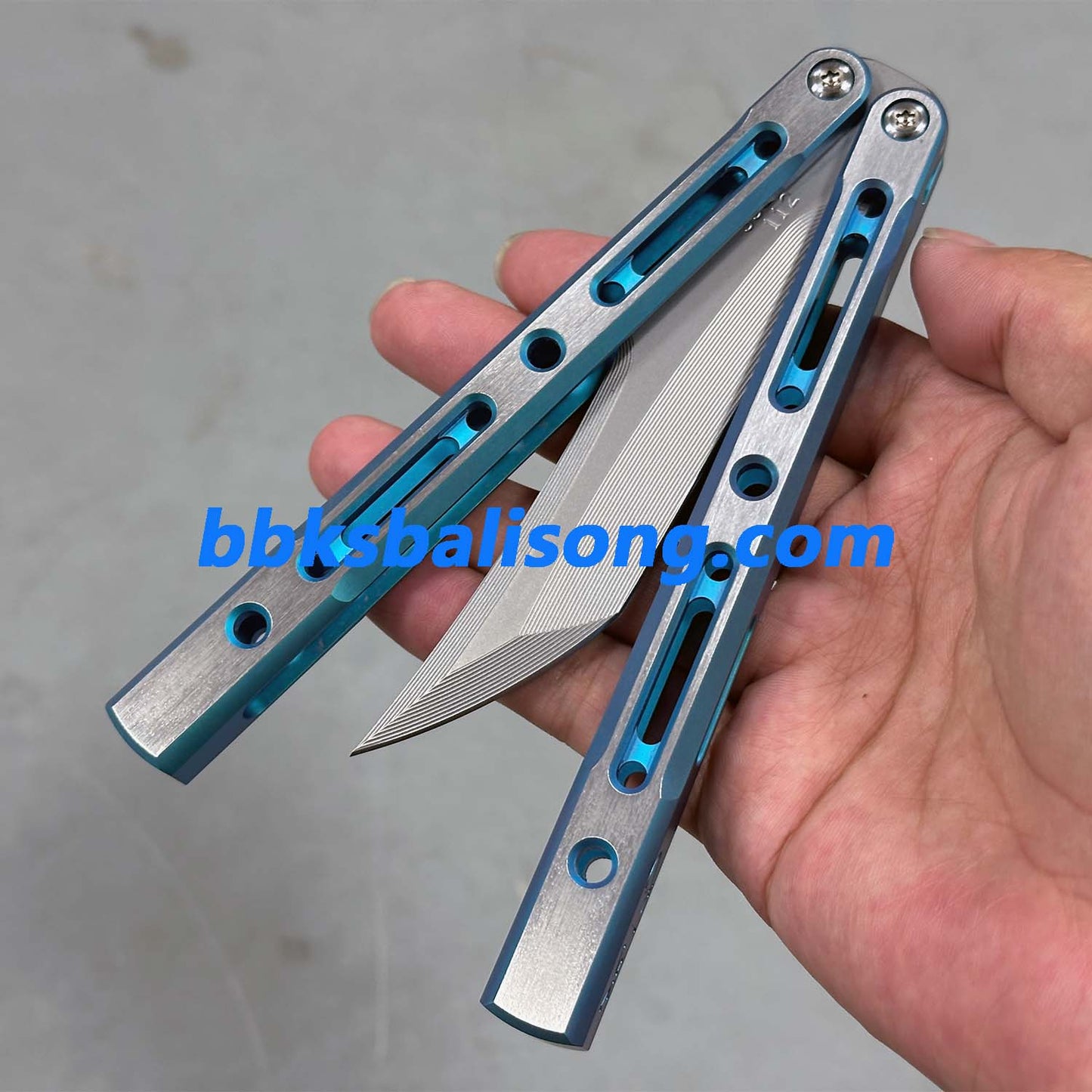 ZunMade New Monarch V1 Balisong Clone Titanium Handle Bushings System