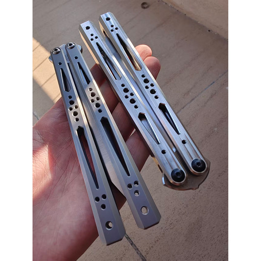 Zunmade Ryworx Ga Balisong Clone Titanium Handle