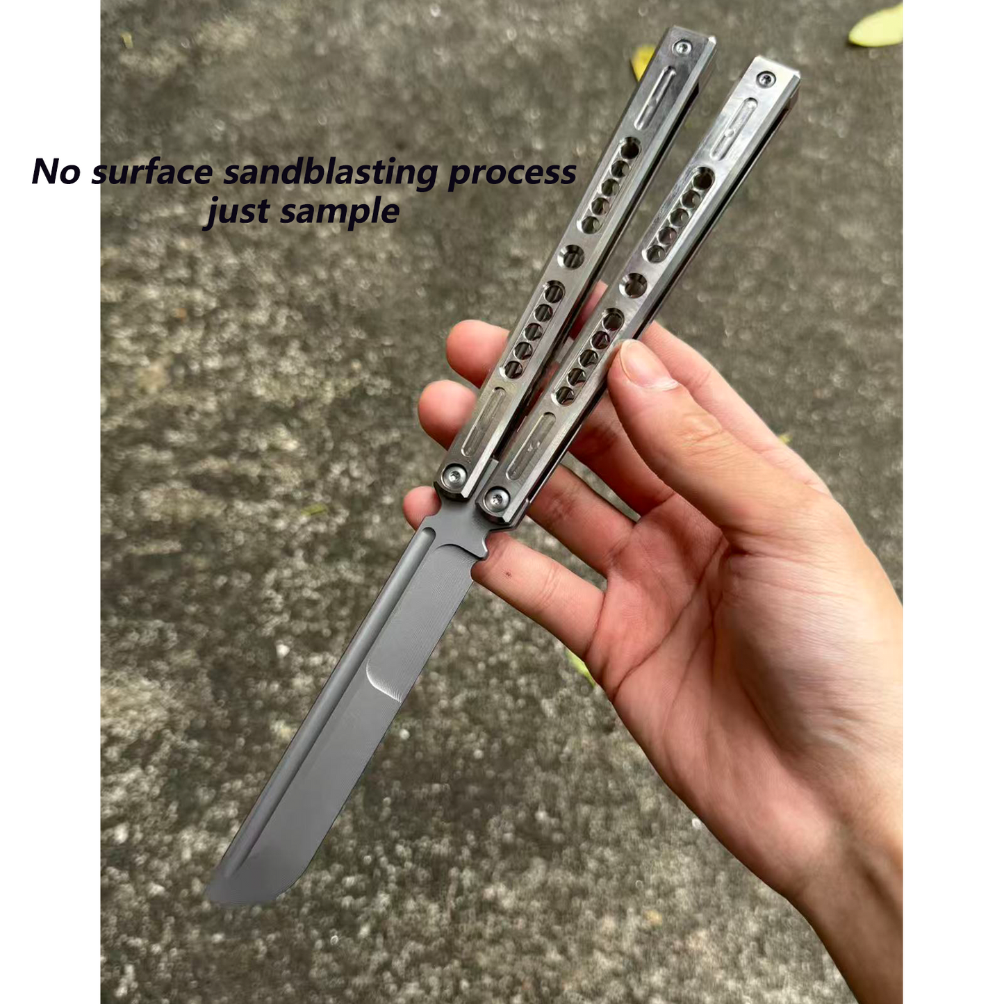 Zunmade Solo Balisong Clone Titanium Handle Bushings System