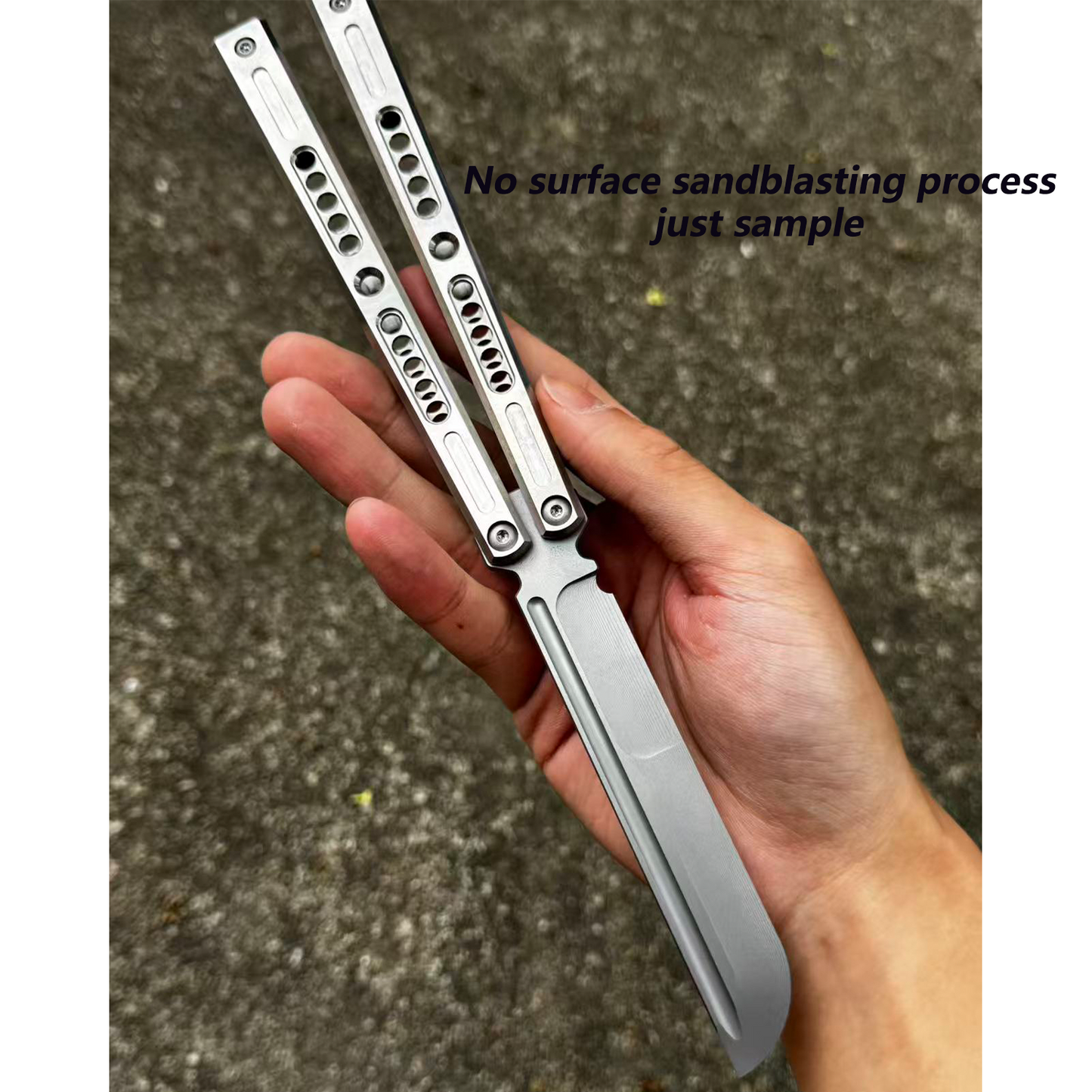 Zunmade Solo Balisong Clone Titanium Handle Bushings System
