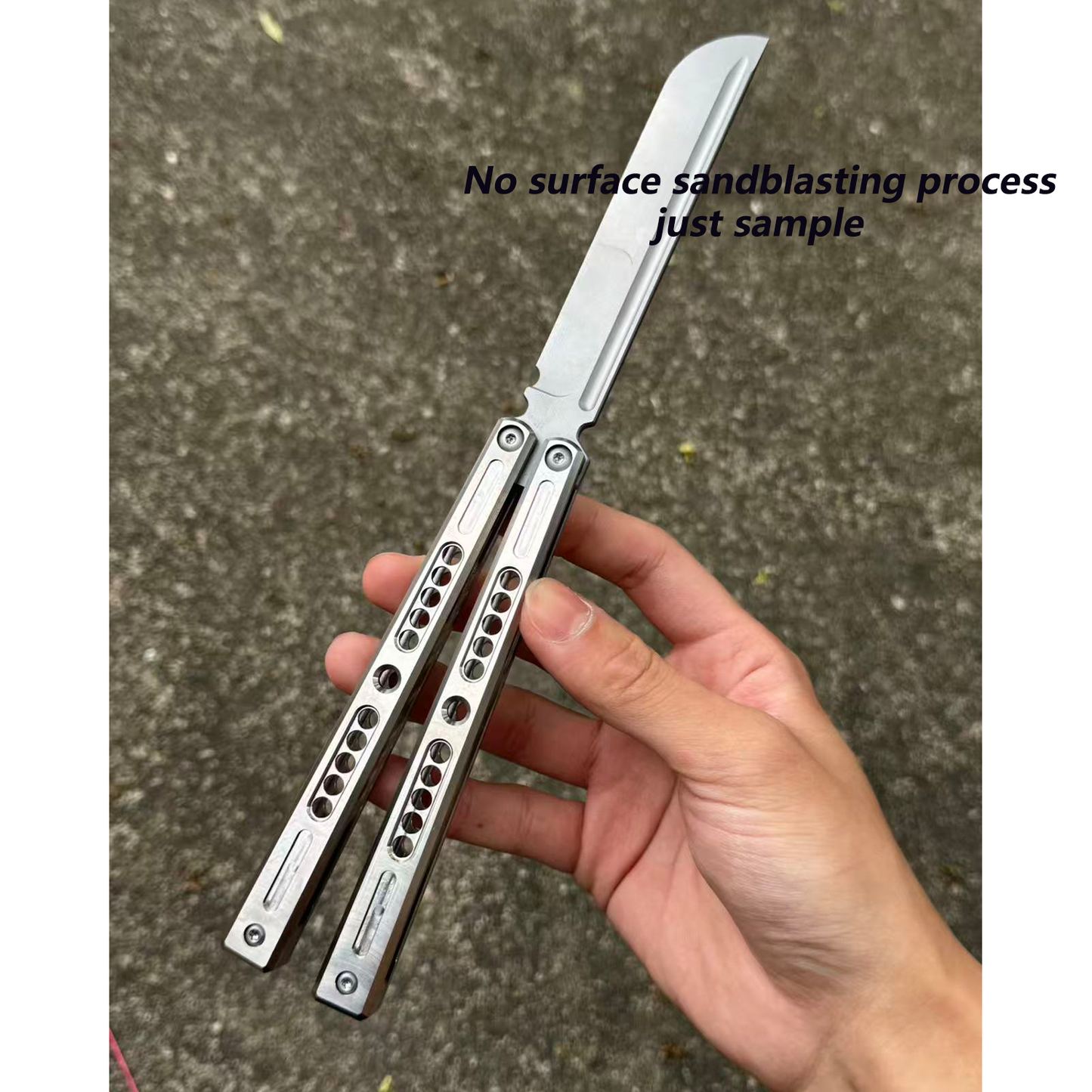Zunmade Solo Balisong Clone Titanium Handle Bushings System