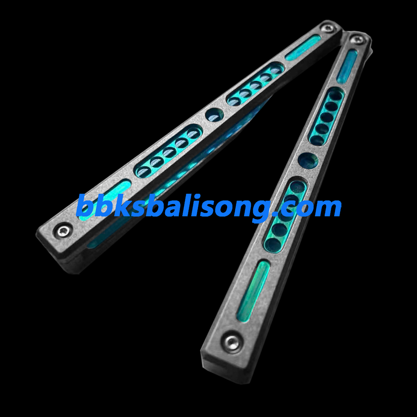 Zunmade Solo Balisong Clone Titanium Handle Bushings System