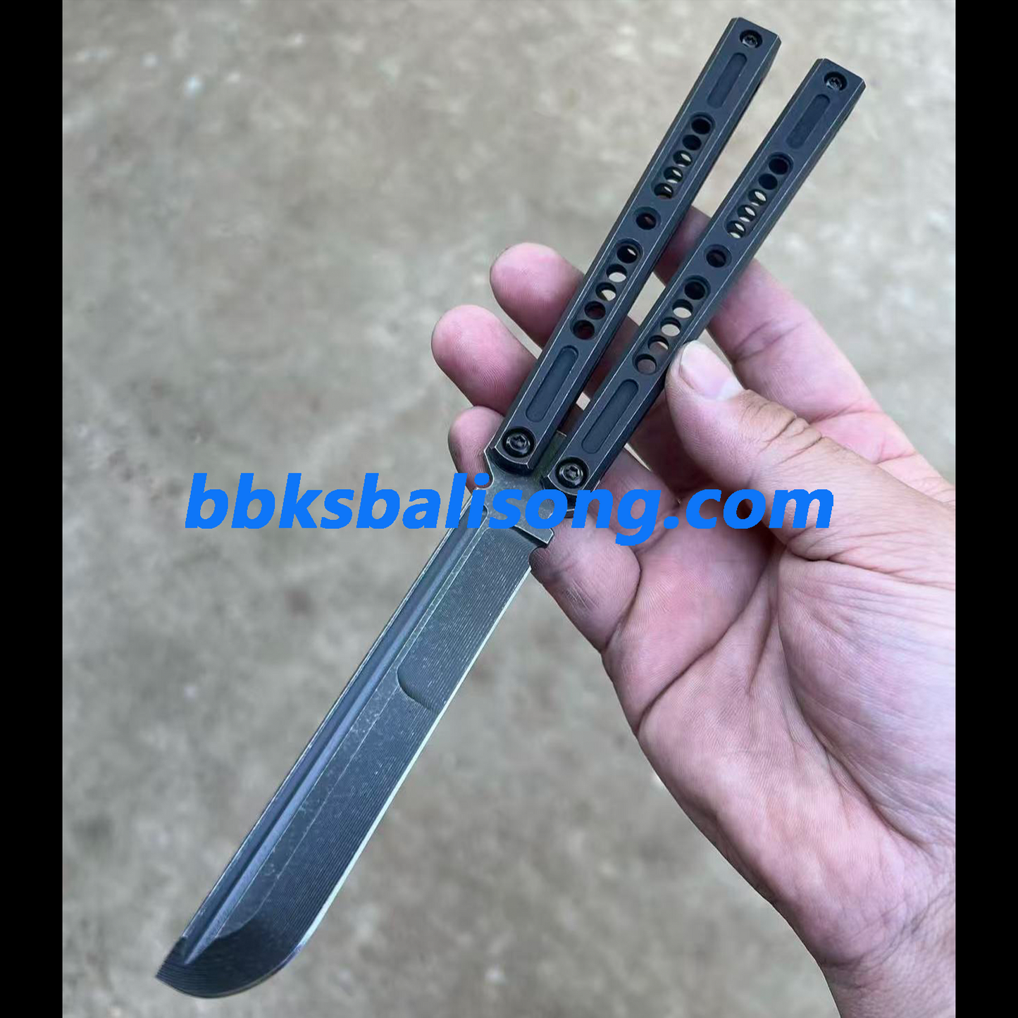 Zunmade Solo Balisong Clone Titanium Handle Bushings System