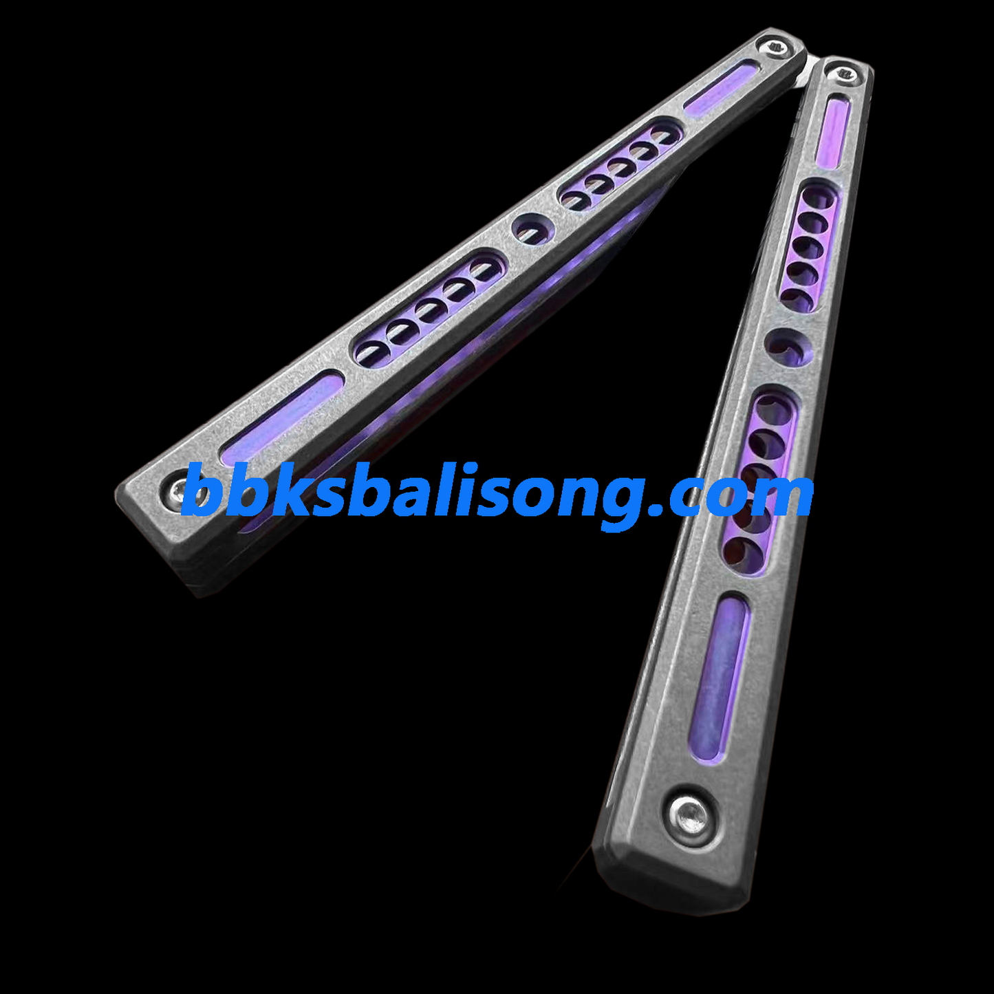 Zunmade Solo Balisong Clone Titanium Handle Bushings System