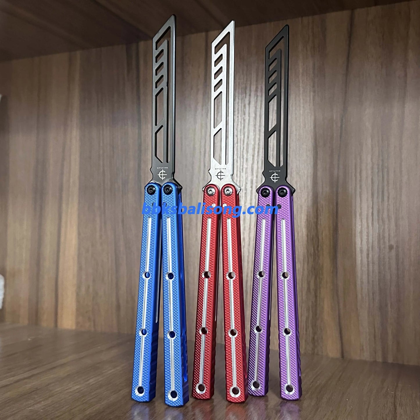 Baliplus Krake Raken (Kraken) V3 Balisong Trainer Clone 6061 Aluminum Channel Handle BBKSbalisong
