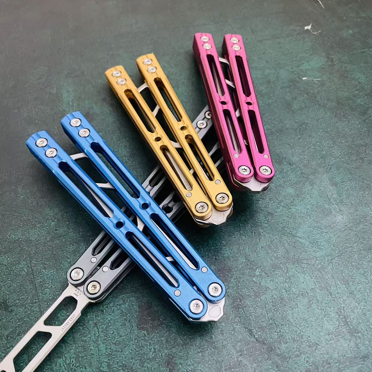 Banshu 8802 Original Balisong 7075 Aluminum Handle
