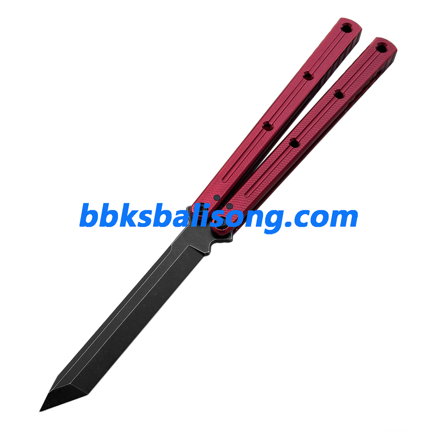 Titus Kraken V3 Balisong Clone 7075 Aluminum False Edge Blade