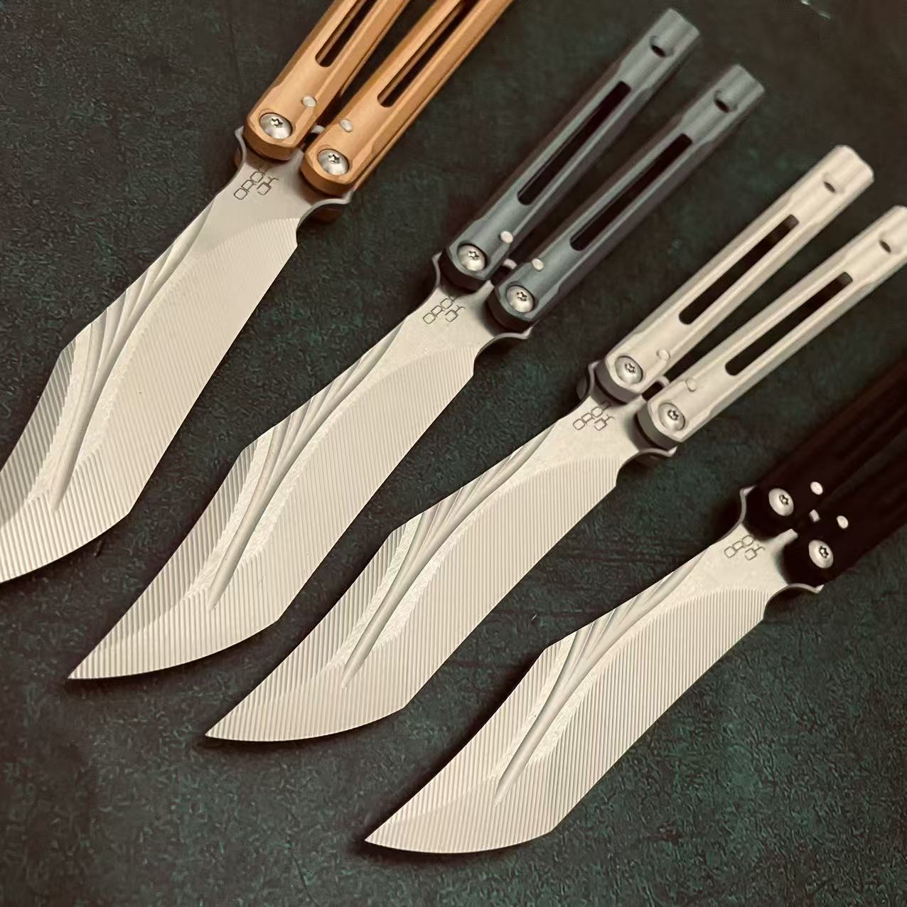 Banshu Orca V2 Balisong Clone 7075 Aluminum Handle