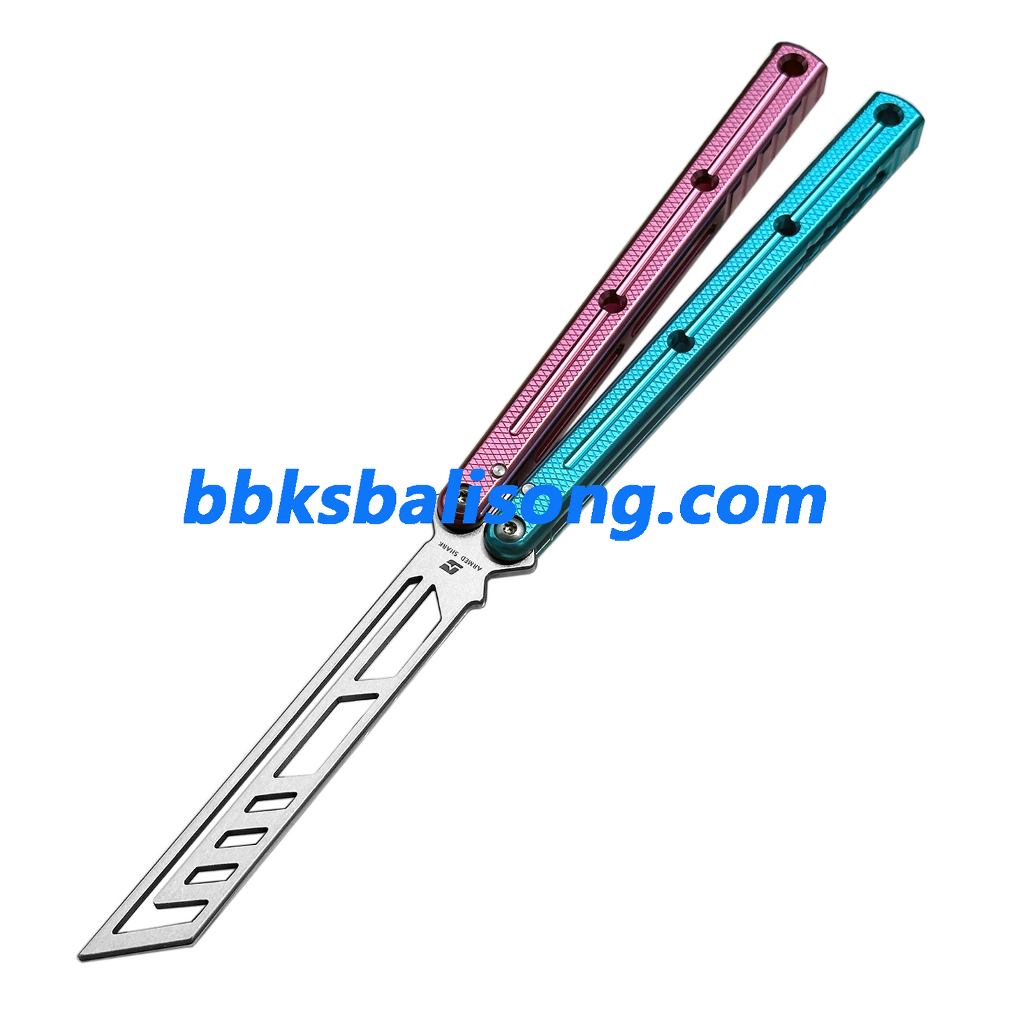 ARMED SHARK Krake Raken (Kraken) V3 Balisong Clone 7075 Aluminum Handle