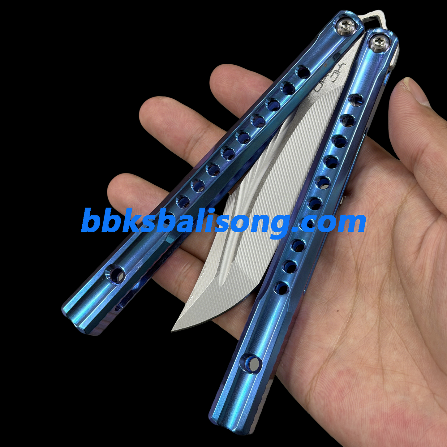 Baliplus Orca V2 Balisong Clone Titanium Handle Bushings System