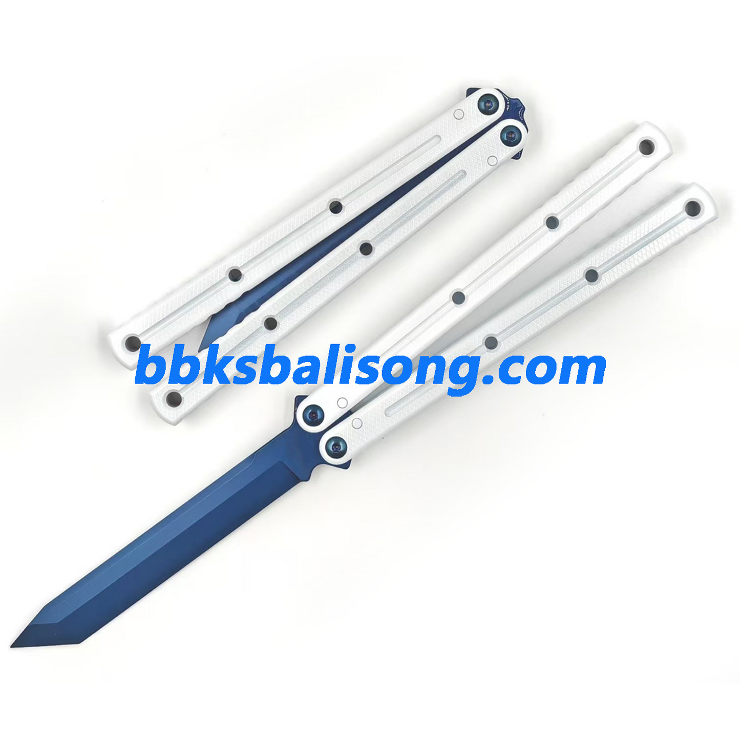 Cold Blade Krake Raken(Kraken) V3 Balisong Clone 7075 Aluminum Ceramic Coating Handle
