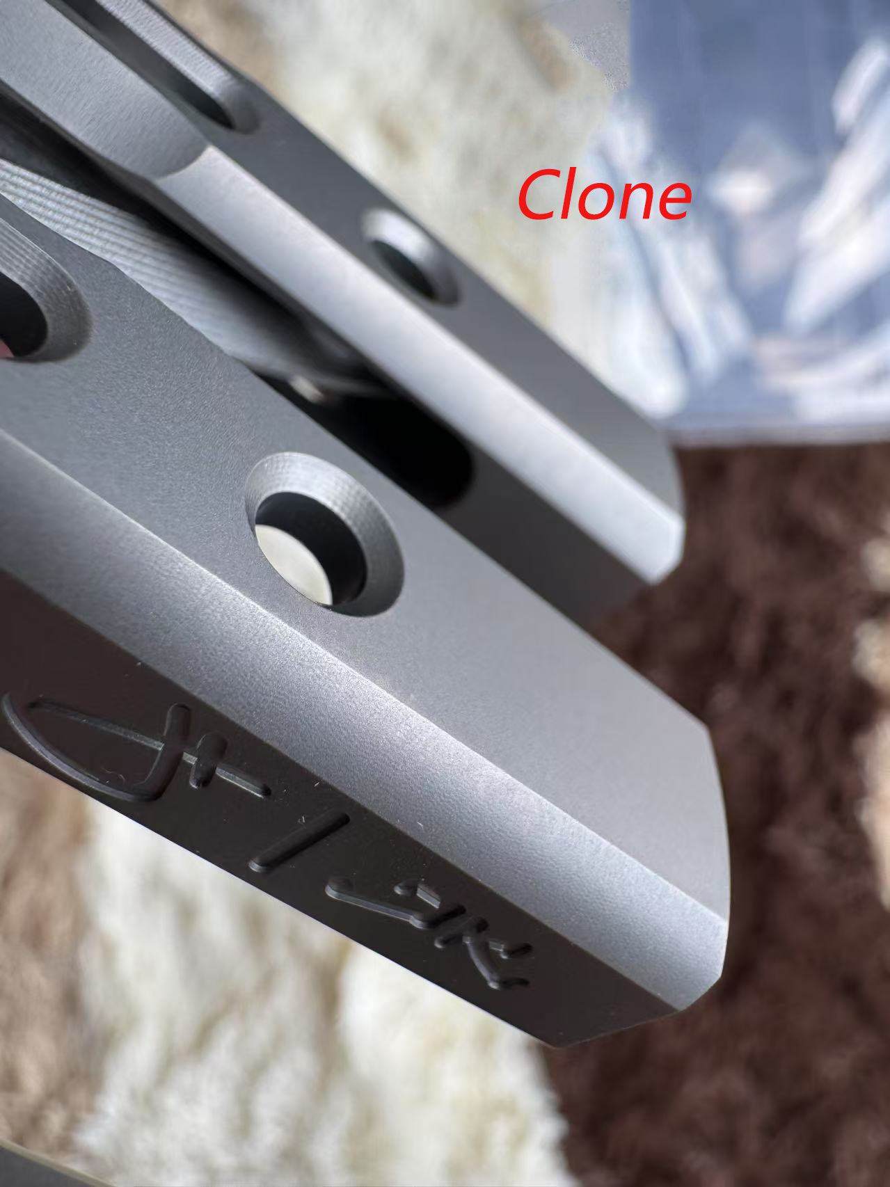 ZunMade New Monarch V1 Balisong Clone Titanium Handle Bushings System