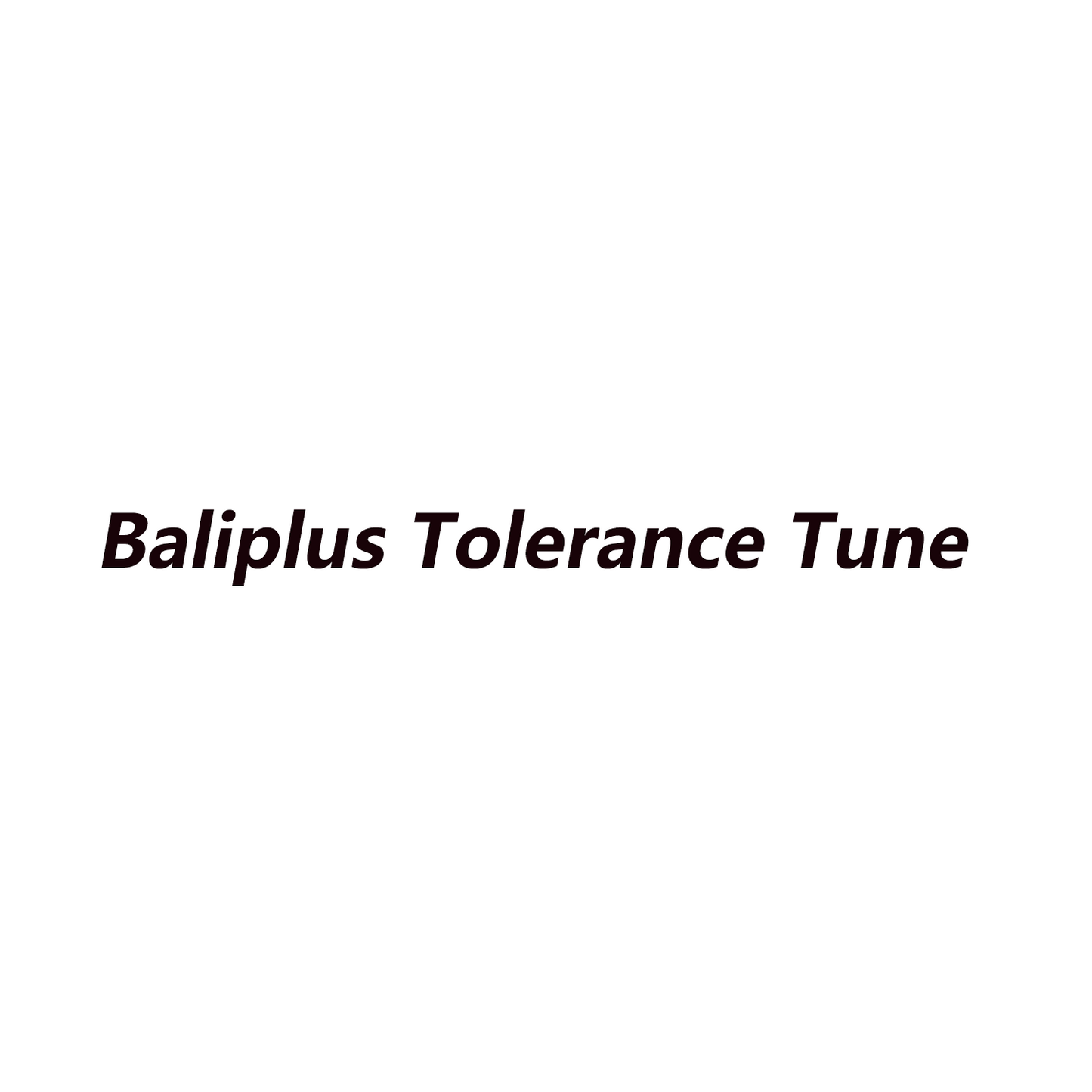 Baliplus Balisong Tolerance Tune