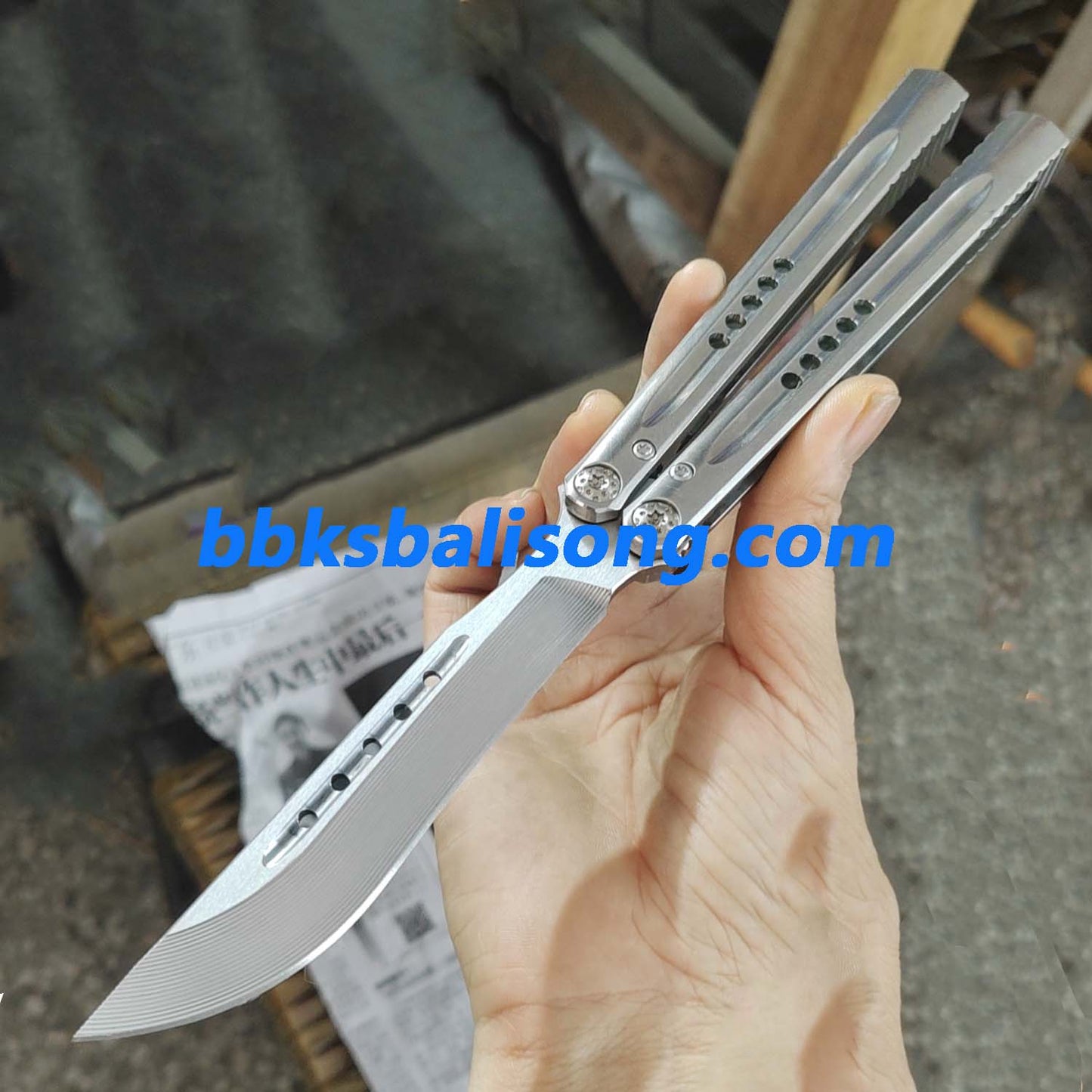 Baliplus×AKD Votum Original Balisong Titanium Handle