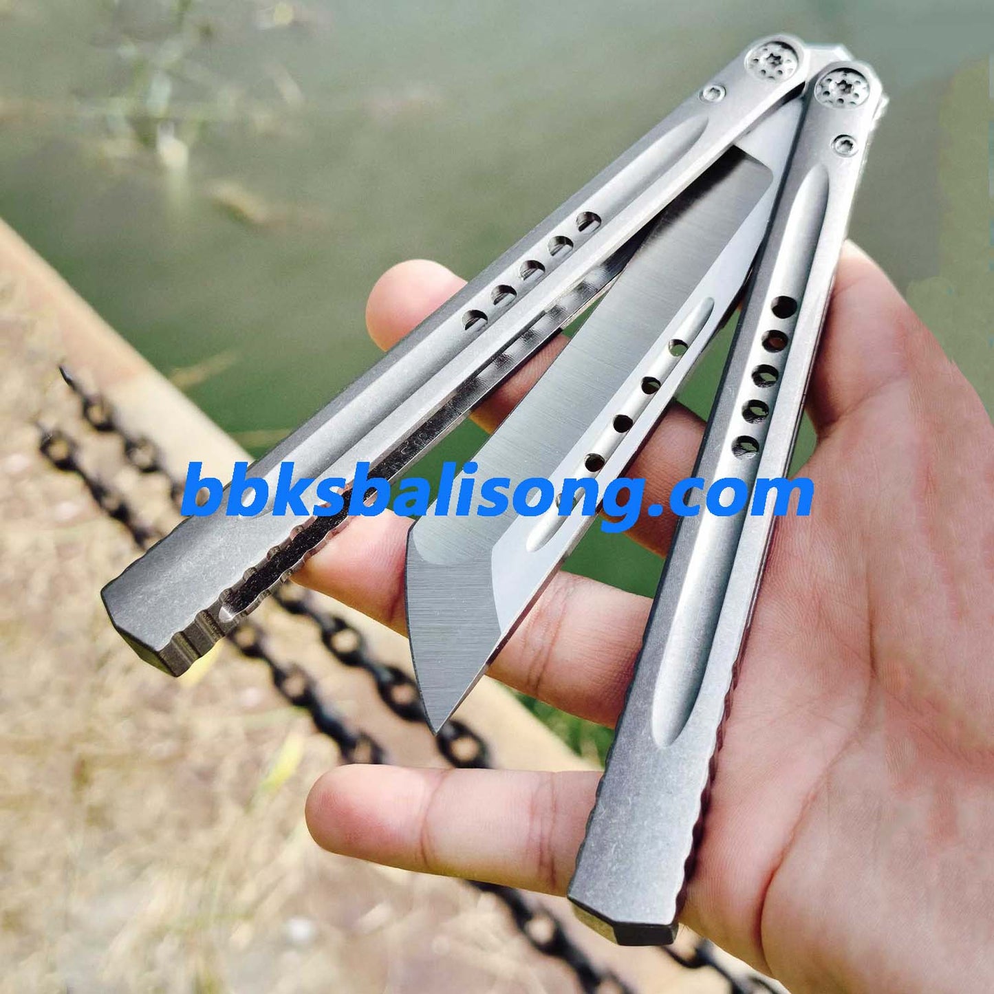 Baliplus×AKD Votum Original Balisong Titanium Handle
