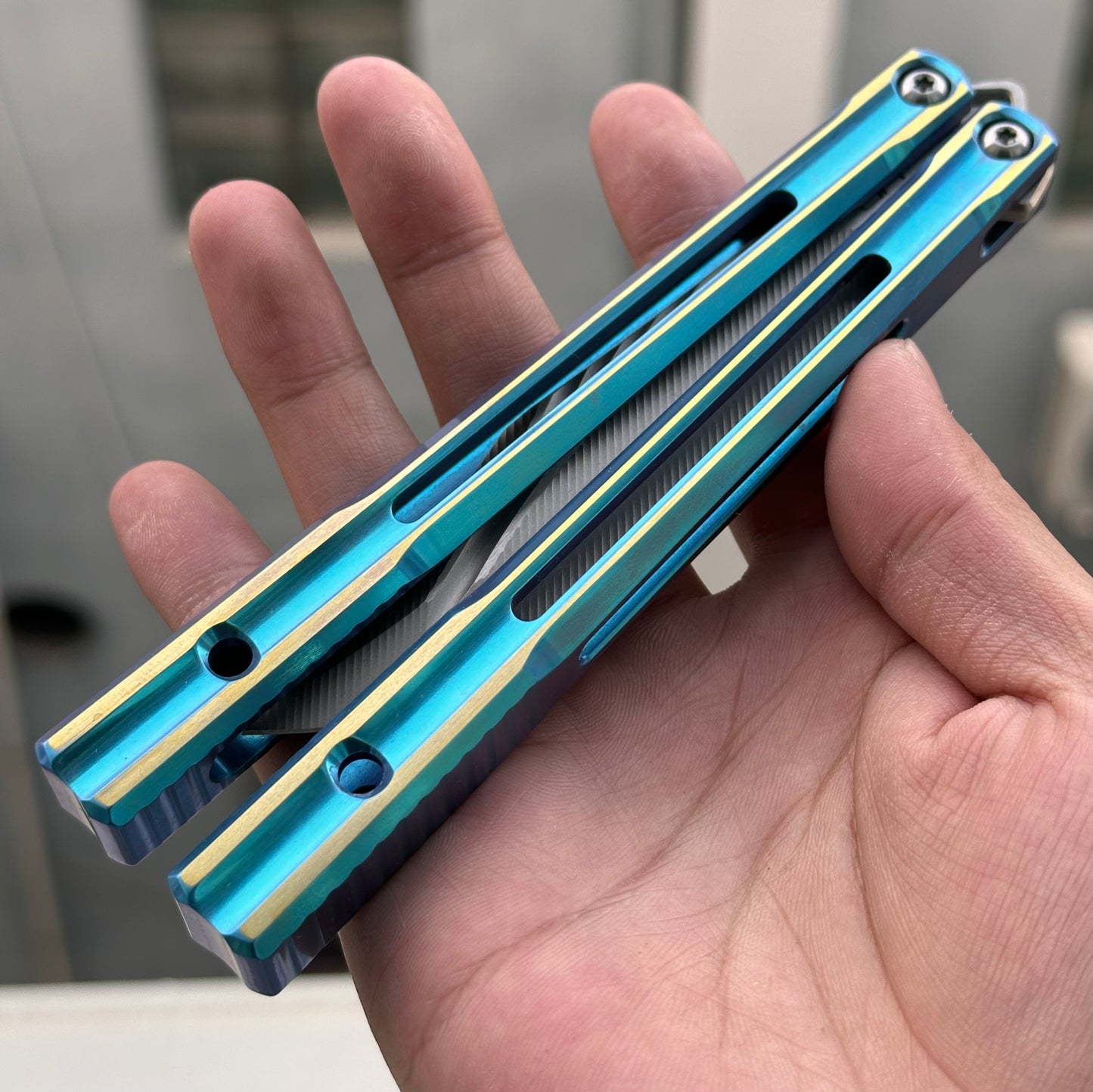 BBKS‘s Anodization Service For Titanium Balisong