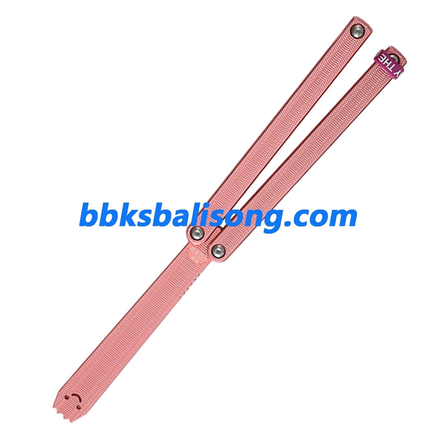 New Yuppie Squiddy-AL Balisong Clone 7075 Aluminum Glossy Handle