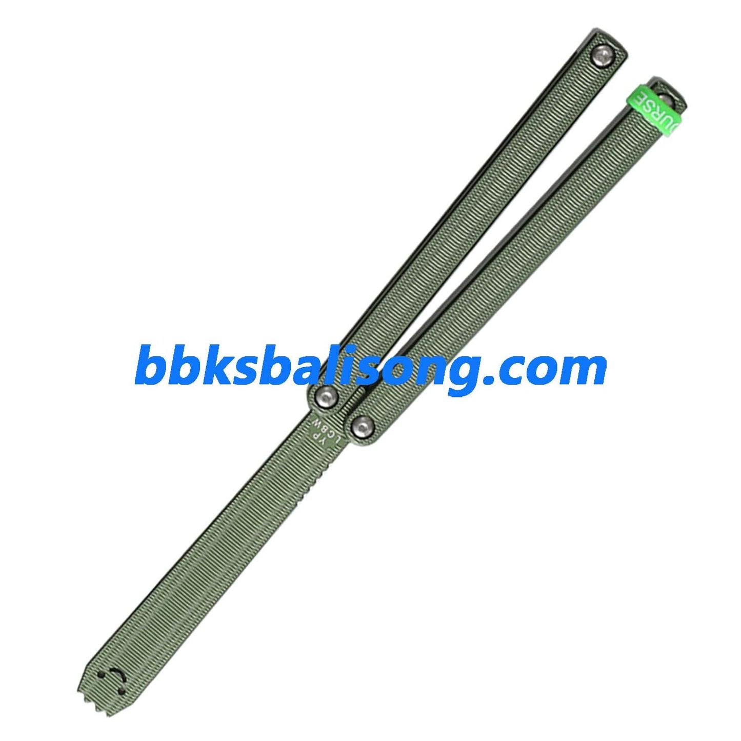 New Yuppie Squiddy-AL Balisong Clone 7075 Aluminum Glossy Handle
