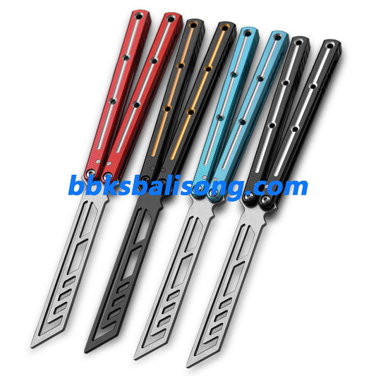 Titus Kraken V3 Live Blade Balisong Clone Dual-Tone Version