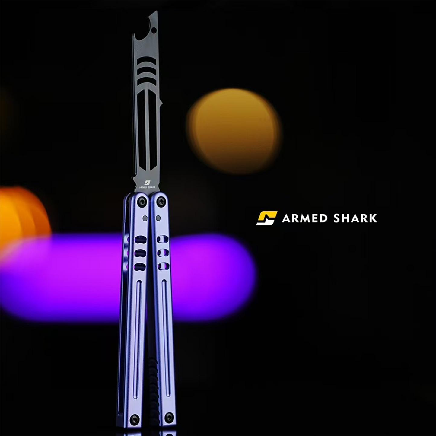 ARMED SHARK Mako V5 Balisong Clone Bottle Opener 6061 Aluminum